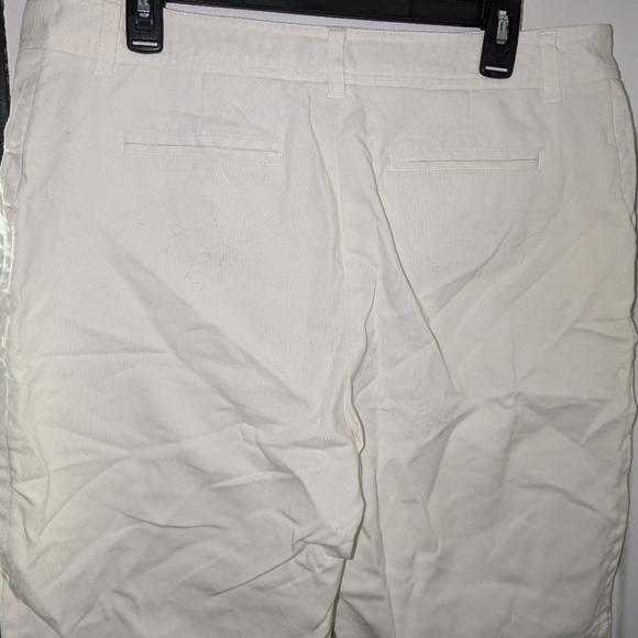Charter Club Women's White Capri Short/pant size 14 - Picture 5 of 5